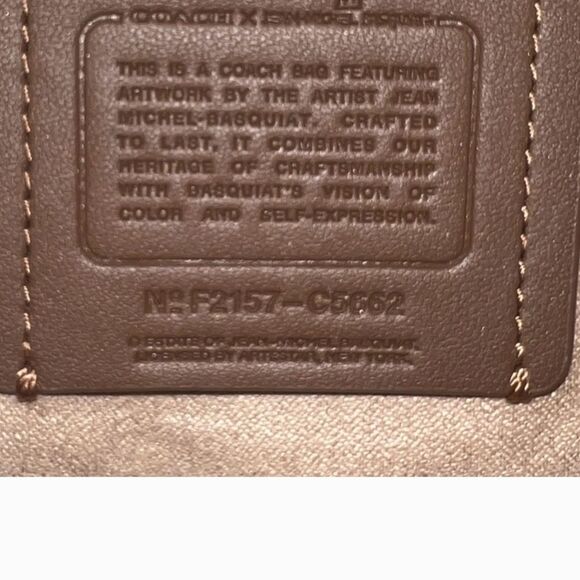 COACH X Jean-Michel Basquiat Kleo Backpack EUC - Picture 8 of 9